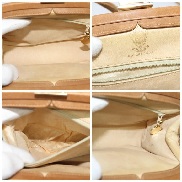 GUCCI Micro GG Supreme Shoulder Bag PVC Beige Gold 001 261 1053 Auth BA2223 - Picture 15 of 16